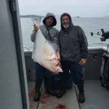 HiTime buddies with halibut